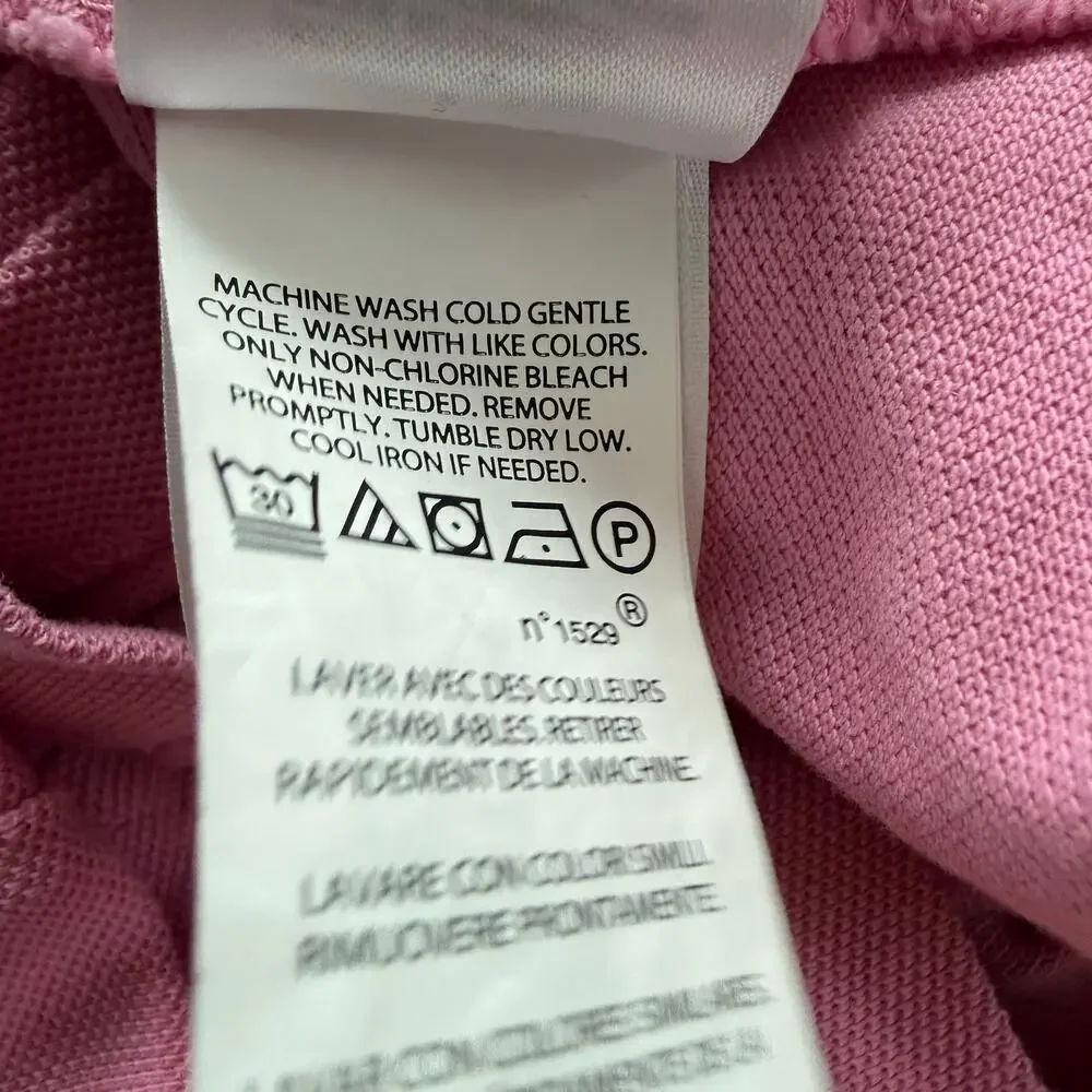 Polo Ralph Lauren Men's Classic Fit Polo Shirt Pink Cotton Size Medium Preppy
